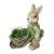 Decoratiune gradina, ceramica, iepure cu roaba, 40x19.5x34 cm GartenVIP DiyLine