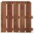 Podea de gradina din lemn, maro, 30x30 cm GartenVIP DiyLine