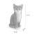 Decoratiune gradina, polirasina, pisica, 20x14x28 cm GartenVIP DiyLine