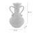 Decoratiune gradina, ceramica, ghiveci, 27x27x40 cm GartenVIP DiyLine