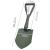 Lopata multifunctionala, pliabila, metalica, verde, 3 in 1, 15x21 cm, 58.5 cm, Isotrade GartenVIP DiyLine