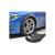 Set 4 Protectie Aripa Auto Universale Overfendere, Diametru 88 cm, Latime 11.5 cm, Culoare Negru
