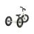 Bicicleta fara pedale, otel, alb mat, Trybike EduKinder World