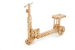 Set constructie mecanica din lemn Polytechnical Large, 300 piese, Pony EduKinder World