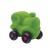 Jucarie cauciuc natural Trenuletul Choo-Choo, verde, 10 cm, Rubbabu EduKinder World