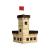Set constructie arhitectura Castel de vara, 296 piese din lemn, Walachia EduKinder World