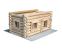Set constructie arhitectura Vario, 72 piese din lemn, Walachia EduKinder World