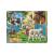 Set 4 Puzzle mini Animale de la ferma cu Oi, Rate, Vaci, Cai, orientare tip vedere, 7 piese, Larsen EduKinder World