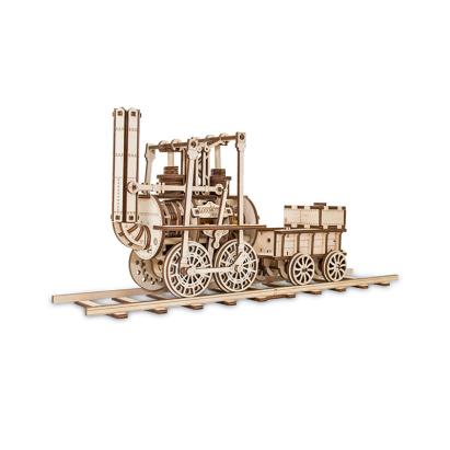 Set constructie cu mecanism Puzzle 3D LOCOMOTION din lemn 325 piese @ EWA EduKinder World