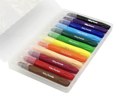 Set 12 pasteluri colorate Silky Pastels, Nexus EduKinder World