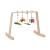 Centru de activitati Montessori cu 4 animale multicolore de jucarie, din lemn, Mobbli EduKinder World