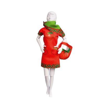 Set de croitorie hainute pentru papusi Couture Twiggy Strawberry, Dress Your Doll EduKinder World