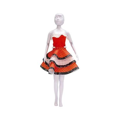 Set de croitorie hainute pentru papusi Couture Maggy Flamenco, Dress Your Doll EduKinder World
