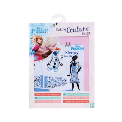 Set de croitorie hainute pentru papusi Couture Disney Sleepy Sweet Olaf, Dress Your Doll EduKinder World