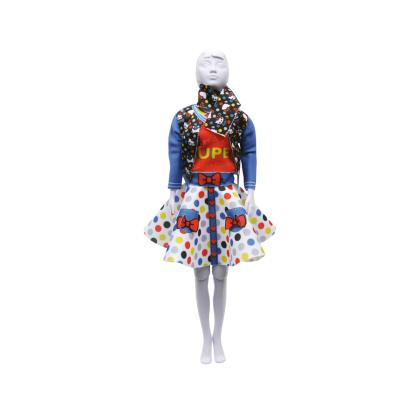 Set de croitorie hainute pentru papusi Couture Hello Kitty Lucydots&bow, Dress Your Doll EduKinder World