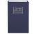 Seif, caseta valori, cutie metalica cu cheie, portabila, tip carte, albastru, 20x6.5x26.5 cm, Springos GartenVIP DiyLine
