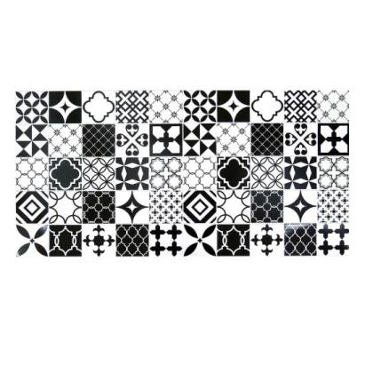 Panou decorativ, PVC, model mozaic, alb si negru, 96x48.5cm ,Panou decorativ, PVC, model mozaic, alb si negru, 96x48.5cm GartenVIP DiyLine