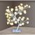 Decoratiune iarna, copac cu frunze, LED, 3xAA, 45 cm GartenVIP DiyLine