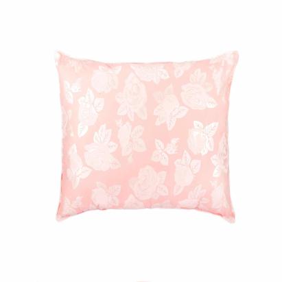 Perna SOMNART, 70x70 cm, umplutura pene 90%, puf 10%, bumbac 100%, model floral roz Relax KipRoom