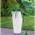 Ghiveci de flori MATUBA slim, 40x78 cm, alb, Prosperplast GartenVIP DiyLine