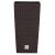 Ghiveci de flori patrat, RATO square, 32.5 x 32.5 cm, H 61 cm, 21/49 L, imitatie ratan, maro, Prosperplast GartenVIP DiyLine