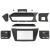 Connects2 CT23MB25 2DIN Kit rama Mercedes Clasa C W204 RHD Negru CarStore Technology