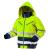 Geaca de lucru, reflectorizanta, cu izolatie, impermeabila, model Visibility, marimea XL/56, NEO GartenVIP DiyLine