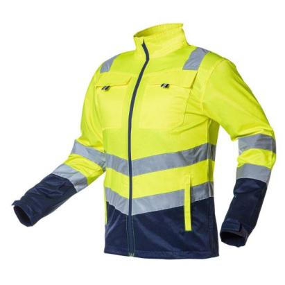 Geaca de lucru slim fit, reflectorizanta, galben, model Visibility, marimea XXL/58, NEO GartenVIP DiyLine