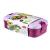 Cutie/caserola alimente, plastic, etansa, cu tacamuri, violet, 1.3 L, 23x13x7 cm, Curver GartenVIP DiyLine
