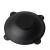 Oala de fonta tip wok, cu capac, 51.5x26 cm, Perfect Home GartenVIP DiyLine