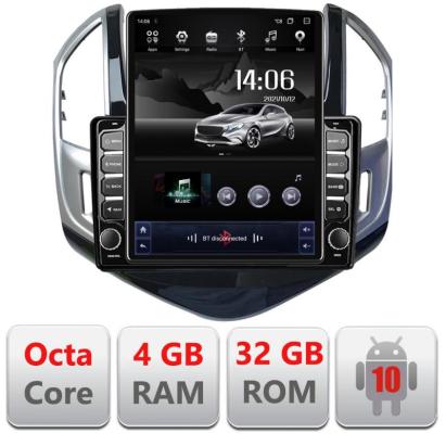 Navigatie dedicata Chevrolet Cruze 2013-G-1267 ecran tip Tesla 9.7" Octa Core cu Android Internet Bluetooth Radio GPS WiF DSP 4G 4+32 GB CarStore Technology