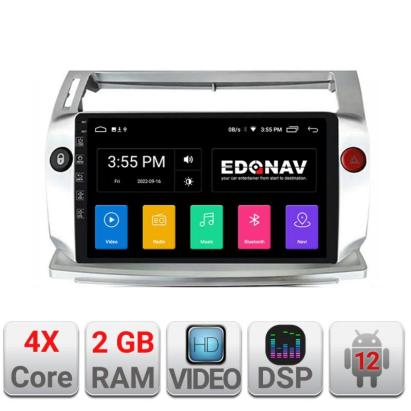 Navigatie dedicata Citroen C4 Quad Core A-088 2+16 GB Android Waze USB Navigatie  Internet Youtube Radio CarStore Technology