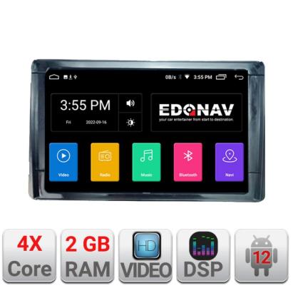 Navigatie dedicata Toyota 2DIN A-TY2DIN 2+16 GB Android Waze USB Navigatie  Internet Youtube Radio CarStore Technology