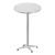 Masa bistro bar rotunda Avesta 115 cm argintiu [en.casa] HausGarden Leisure