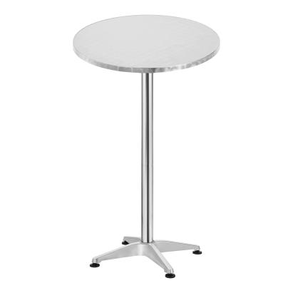 Masa bistro bar rotunda Avesta 115 cm argintiu [en.casa] HausGarden Leisure