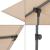 Umbrela soare rotativa la 360° Carsoli culoarea nisipului [pro.tec] HausGarden Leisure