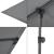 Umbrela soare rotativa la 360° Carsoli gri [pro.tec] HausGarden Leisure