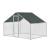 Cotet de exterior Bird 3 x 2 x 2 m otel/polietilena argintiu/verde inchis [pro.tec] HausGarden Leisure