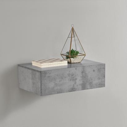 Comoda Model 2, efect beton 46 x 30 x 15 cm [en.casa] HausGarden Leisure