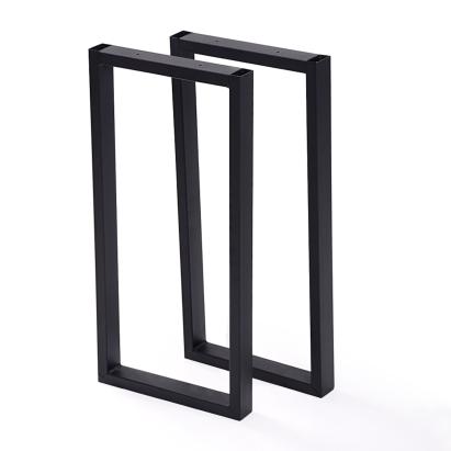 Tischgestell Møldrup 56x27cm Schwarz [en.casa] HausGarden Leisure