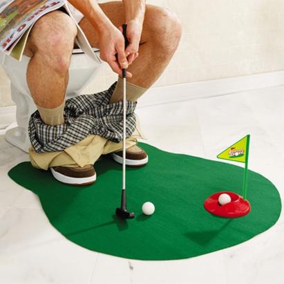 Mini golf pentru cei care stau mult la toaleta StarHome GiftGalaxy