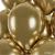 Set 50 baloane din latex auriu cromat StarHome GiftGalaxy