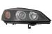 Faruri Opel Vauxhall Astra G (09.1997-02.2004) Angel Eyes Negru Performance AutoTuning