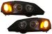 Faruri Opel Vauxhall Astra G (09.1997-02.2004) Angel Eyes Negru Performance AutoTuning