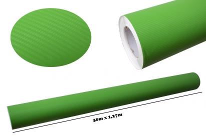 Folie auto carbon 3d texturata verde - colant auto 1.27 / (30M) Performance AutoTuning