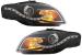 Faruri LED DRL Audi A4 B7 (11.2004-03.2008) DAYLIGHT Negru Performance AutoTuning