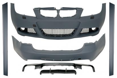 Kit Exterior BMW Seria 3 E90 (2005-2008) M-Technik Design cu Praguri Laterale Performance AutoTuning