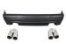 Bara Spate Evacuare Dubla BMW Seria 5 E39 (1995-2003) cu Tobe Ornamente ACS Look Performance AutoTuning