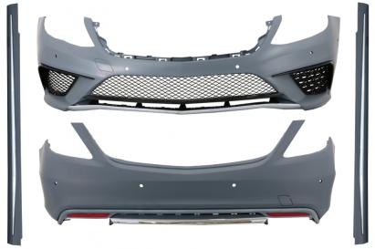 Pachet Exterior Mercedes S-Class W222 (2013-06.2017) S63 Design cu Praguri laterale Performance AutoTuning