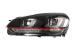 Faruri LED VW Golf 6 VI (2008-2012) Golf 7 U Design With Red Strip GTI Semnal LED Dinamic Performance AutoTuning